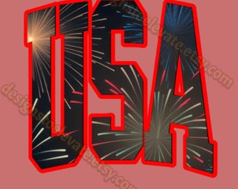 Patriota 4 de julio PNG Coquette Patriota Fuegos artificiales EE. UU. Sublimación Diseño de libertad