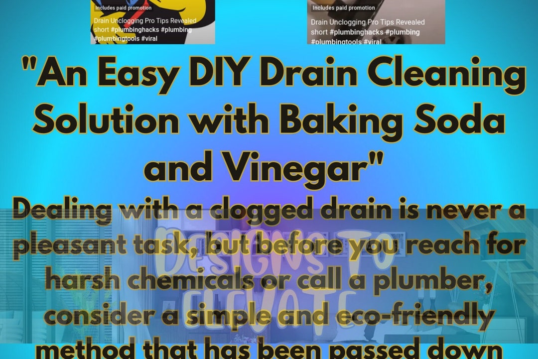 Clearing Clogs With Baking Soda and Vinegar an Easy DIY Drain Cleaning