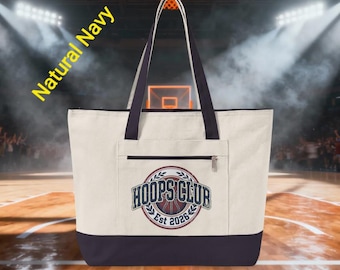 Bolsa de lona Hoops Club para baloncesto / Bolsa deportiva con cremallera