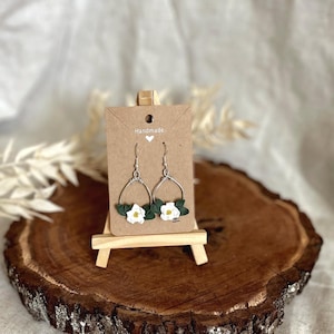 Polymer clay earrings with wire | Clay earrings | Handmade | Gift
