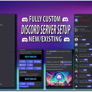 A professional Discord server setup for a Twitch streamer or