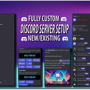 A professional Discord server setup for a Twitch streamer or