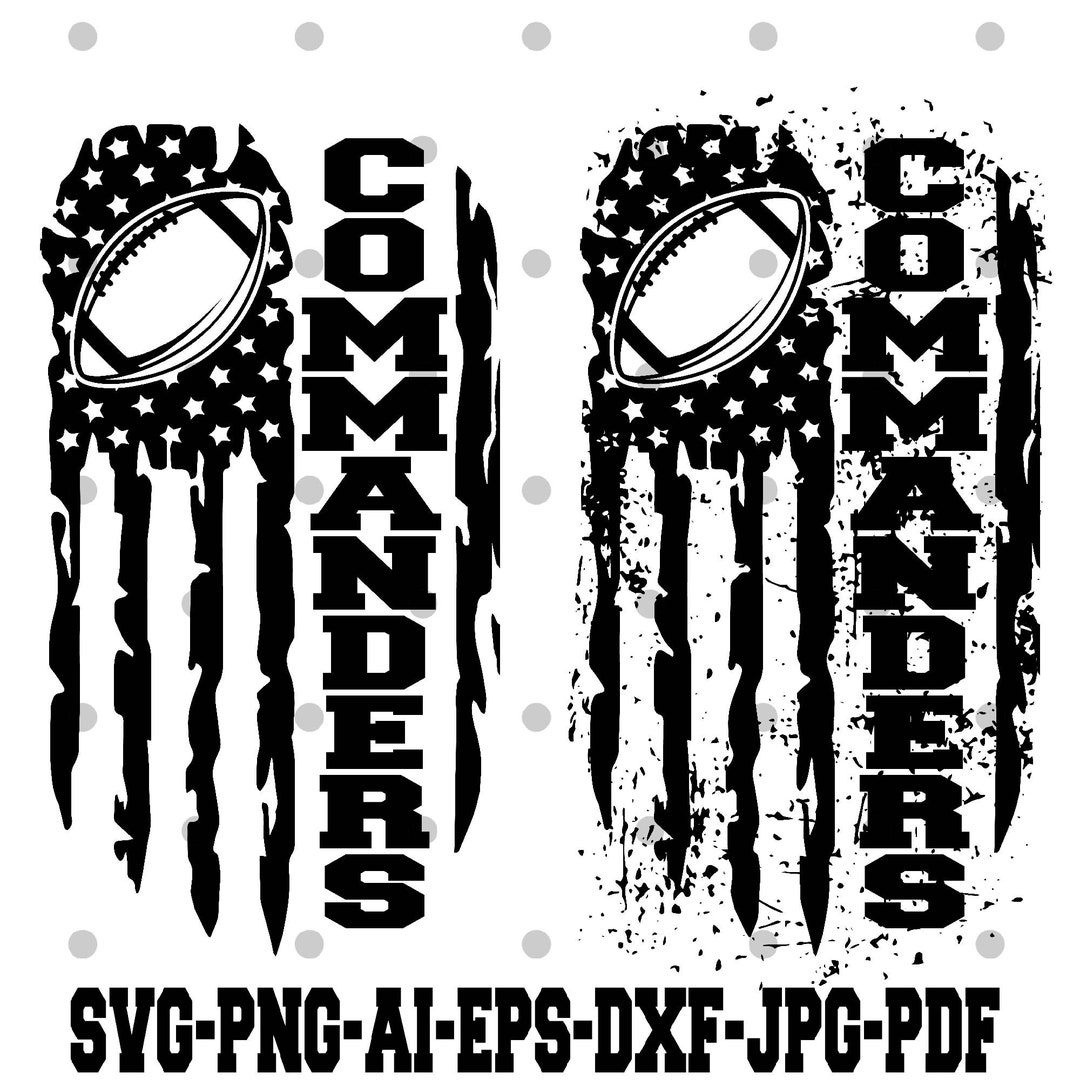 Commanders Svg Commanders Football Svg Commandersvg Mascot School Svg ...