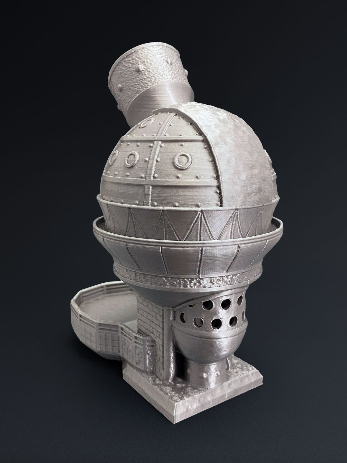 Steampunk Dice Tower 3D Printed Dice Randomizer, Dnd Player Gift, Dnd