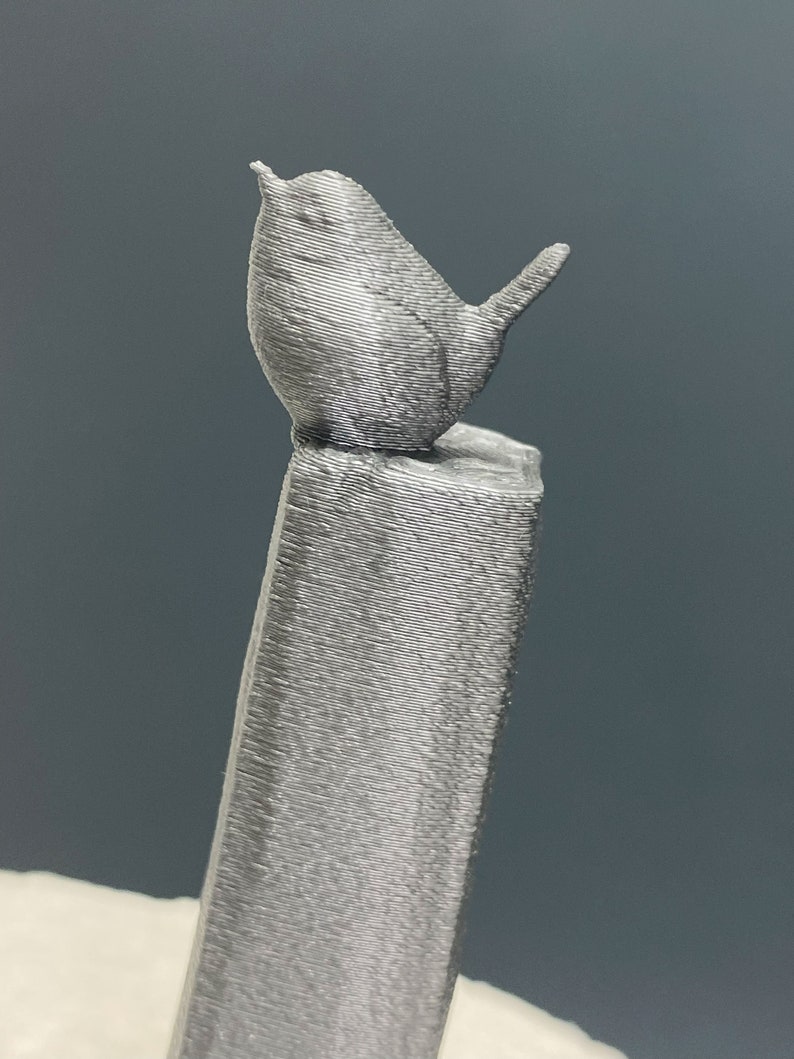 Cat paper towel holder with bird