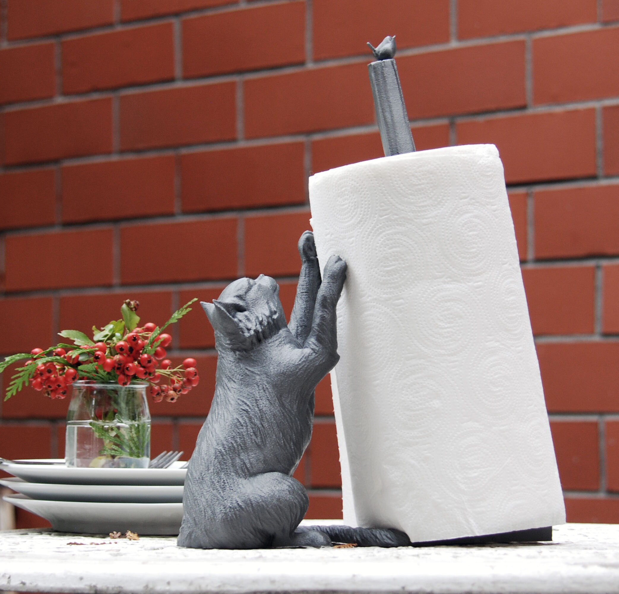 SPI Home Cat & Bird Paper Towel Holder