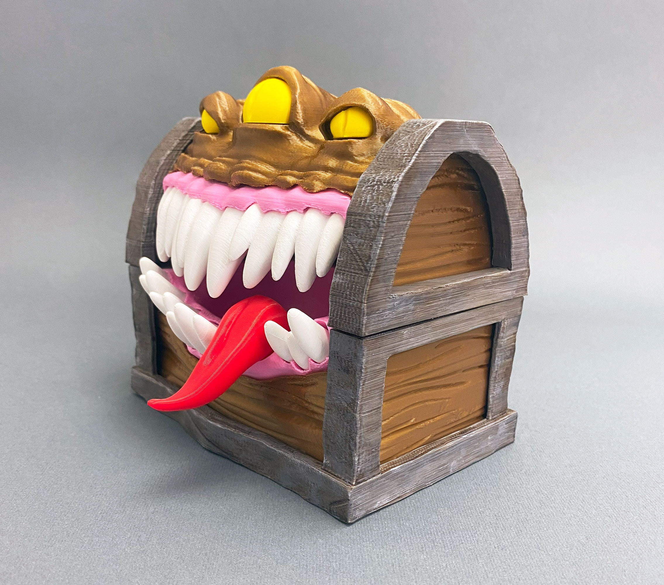 Mimic Chest Dice Box. Dnd Gifts Dice Holder Dice Storage Dnd