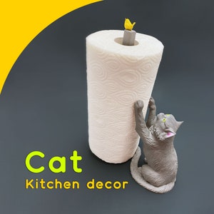 Presente para a avó - Porta-toalhas de papel. Decoração de cozinha única.
