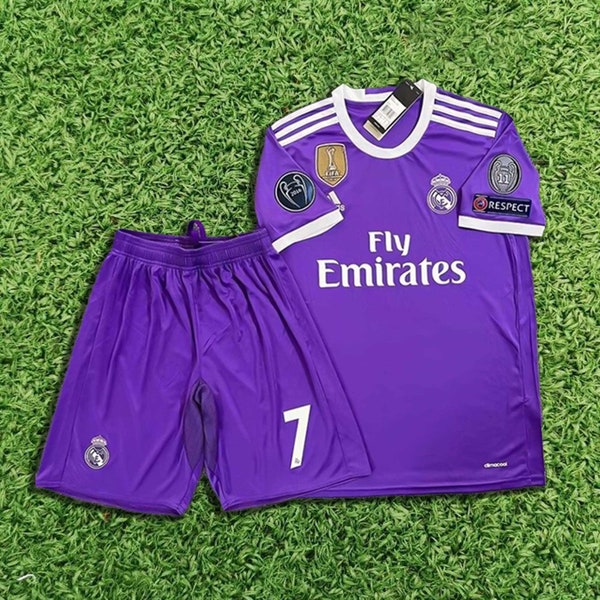 Real Madrid Ronaldo Jersey Purple - Etsy