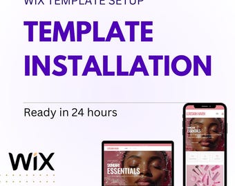 Wix Website Template Installation: Custom Design in 24 Hours