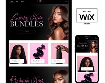Wix Hair Website Template: Salon & Erweiterungen (Canva inklusive)