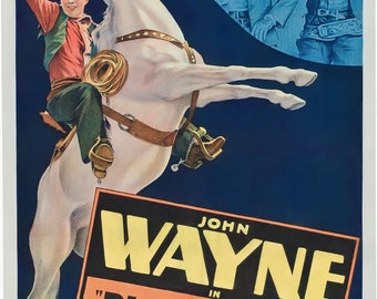 Framed A3 Poster from John Wayne's Western, Blue Steel