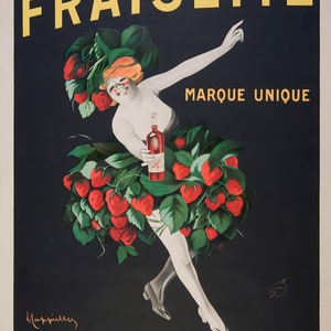 Framed A3 Poster of La Fraisette by Leonetto Cappiello image 1