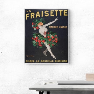 Framed A3 Poster of La Fraisette by Leonetto Cappiello image 2