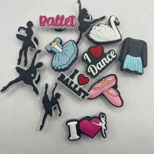 Ballet Dance Shoe Clog Pin Clog Charm Accessories Love For Her Him
