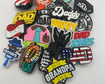 お父さん、父の日、義父、おじいちゃん、パパへのクロッグシューズチャームギフト