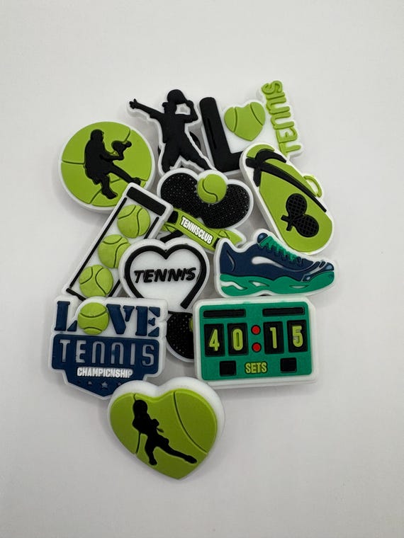 Tennis Shoe Charm: Sport Clog Clip Pin - Gift For Him/Her