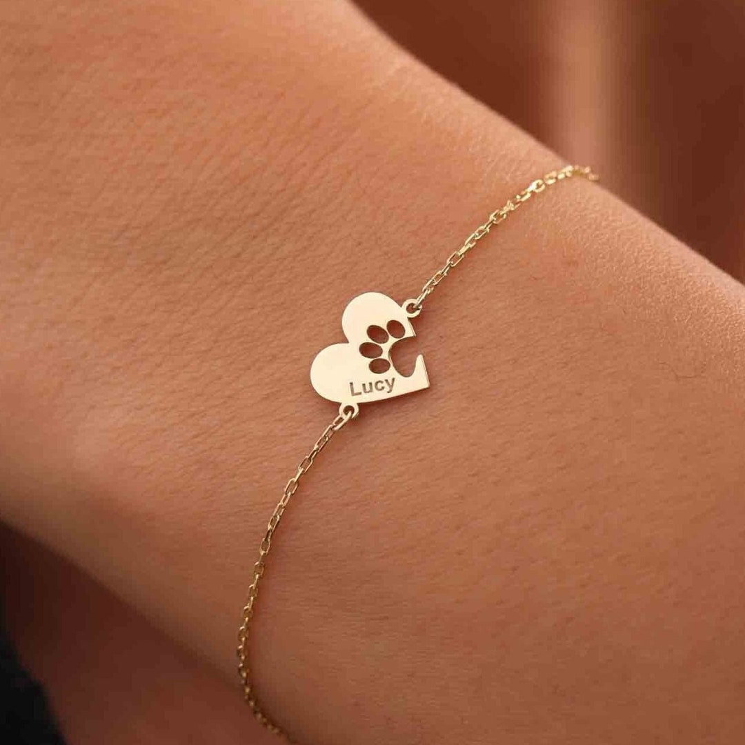 Personalized Pet Memorial Bracelet - Custom Dog Cat Photo Engraved Sterling Silver Adjustable Jewelry Gift - View #9