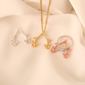 Collar porta anillos, collar de espoleta retorcida, regalo para el Día de la Madre, regalo para el médico, collar para el cuidado de la salud, regalo para la madre