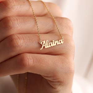 Name Necklace, Personalized Necklace , Gift for Wife , Special Name Necklace, Dainty Necklace, Gift for Mom, Mother&#39;s Day Gift