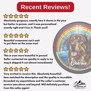 Custom Spanish Mastiff Ornament, Personalized Mastiff Memorial Keepsake