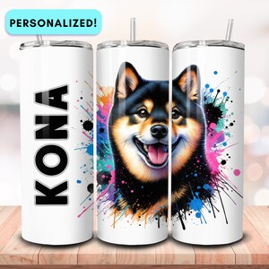 Custom Shiba Inu Tumbler, Shiba Inu, Shiba, Shiba Inu Gift, Dog Mama Tumbler, Dog Lovers Gift, Doge Cup, Doge Tumbler, Shiba Inu Mom