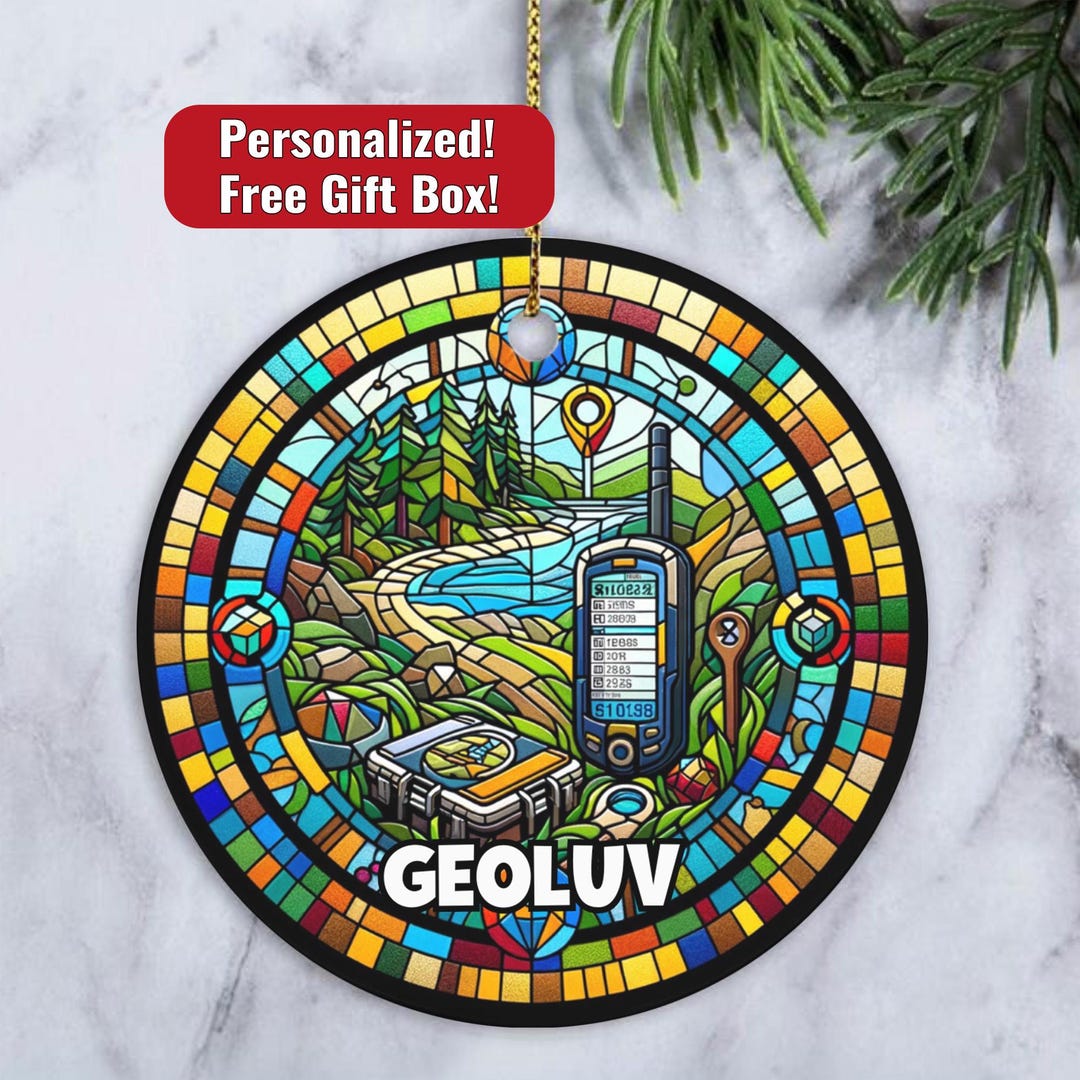 BDPWSS Lustiges Geocaching-Geschenk Für Geocacher, Geschenk Für Geocacher, Make-up-Tasche, Outdoor-Liebhaber, Reisetasche, More Geocache BL, Wasserfest