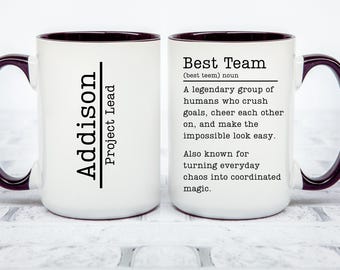 Best Team Ever Mug, Employee Gifts, Corporate Gifts for Employees, Employee Appreciation, Gift from Boss, Team Christmas Gifts, Bulk Office