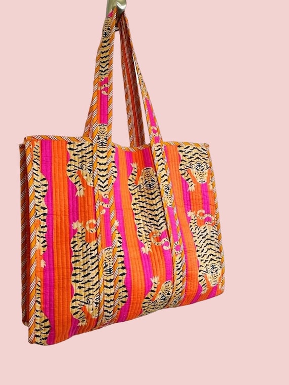 Sacs et sacs à main orange coton pour femme