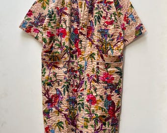 リバーシブル花柄カンタキルティング着物ジャケット、L-XL - Etsy 日本