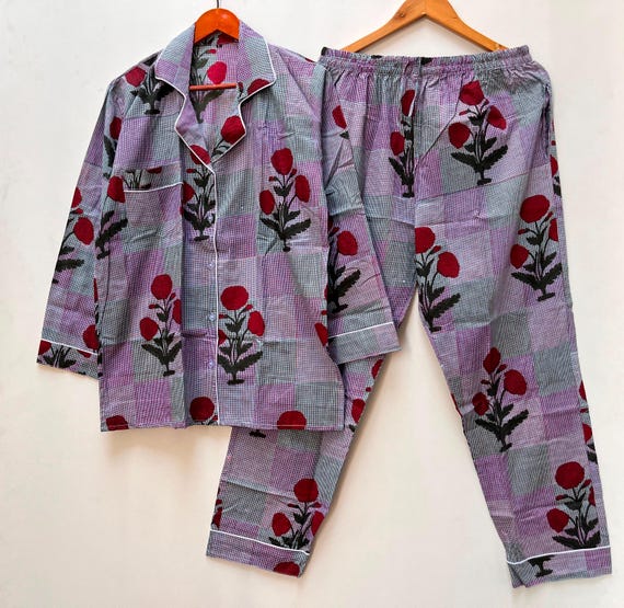 Pigiama In Cotone Per Uomo - Set Due Pezzi Con Stampa Cartoon, Maniche Lunghe E Pantaloni Con Tasche - Foto 6