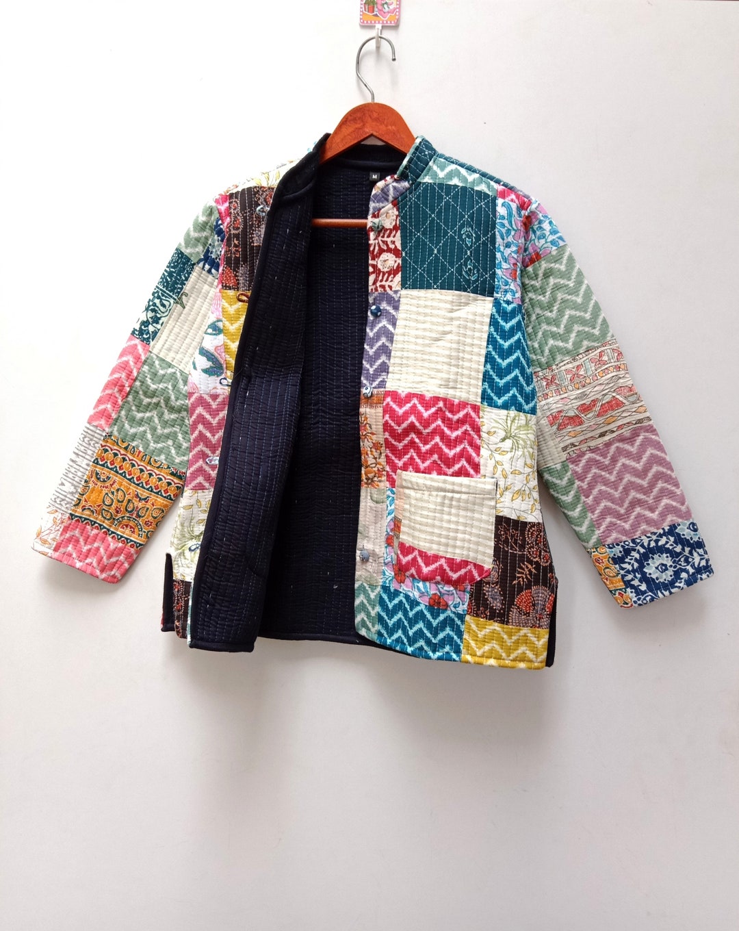 ジャケット・アウター eaphi leaf pattern 2way quilting coat Eaphi leaf jacquard quilting jacket