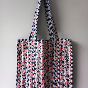 Sac Jhola matelassé, Sacs fourre-tout matelassés en coton, Sac de marché imprimé matelassé fait main, Sac cabas, Sac hippie, Sac de marché, Sacs fourre-tout