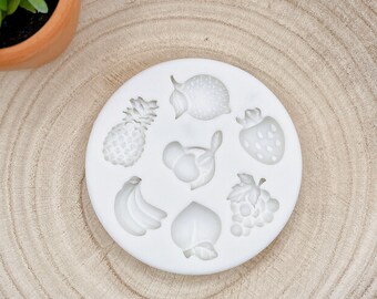 Fruit Silicone Mold Obst Silikonform zum Dekorieren von Torten, for Cake Decorating and Crafting