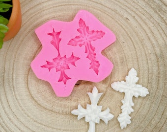 Cross Silicone Mold Cross silicone mold for decorating cakes, for Cake Decorating and Crafting