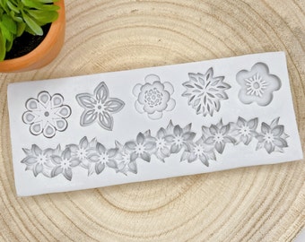 Flower Floral Silicone Mold Flower silicone mold for decorating cakes, for Cake Decorating and Crafting