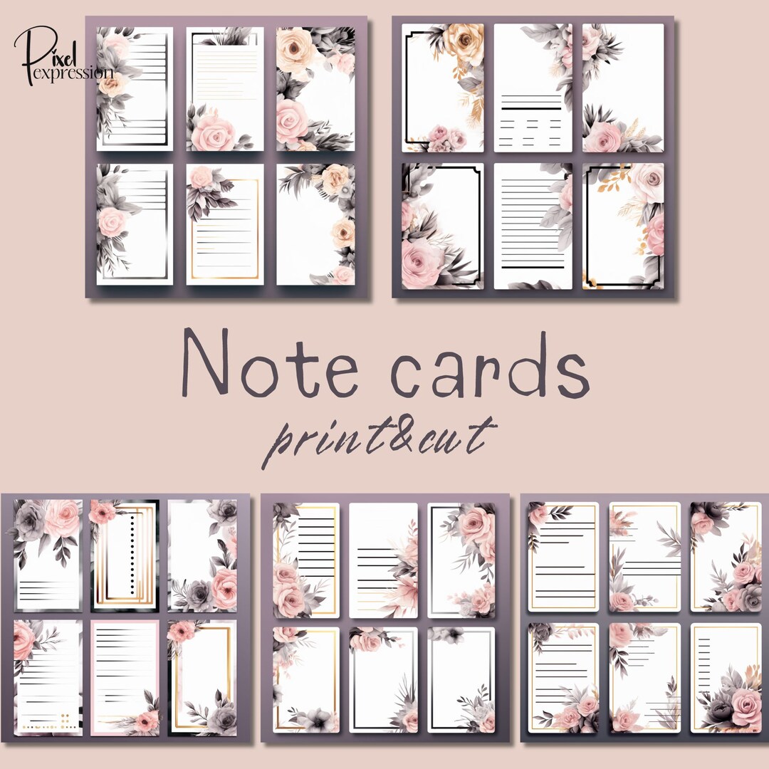 Note Card | Printable Card | Digital Card | Greeting Card | Card ...