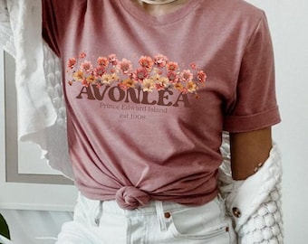 Avonlea Wildflowers Cozy Shirt | Anne of Green Gables tee | Light Academia Book T-shirt | Anne of Green Gables Lovers Gift | Comfort Colors