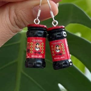 Mini pendientes LaoGanMa con aceite de chile chino