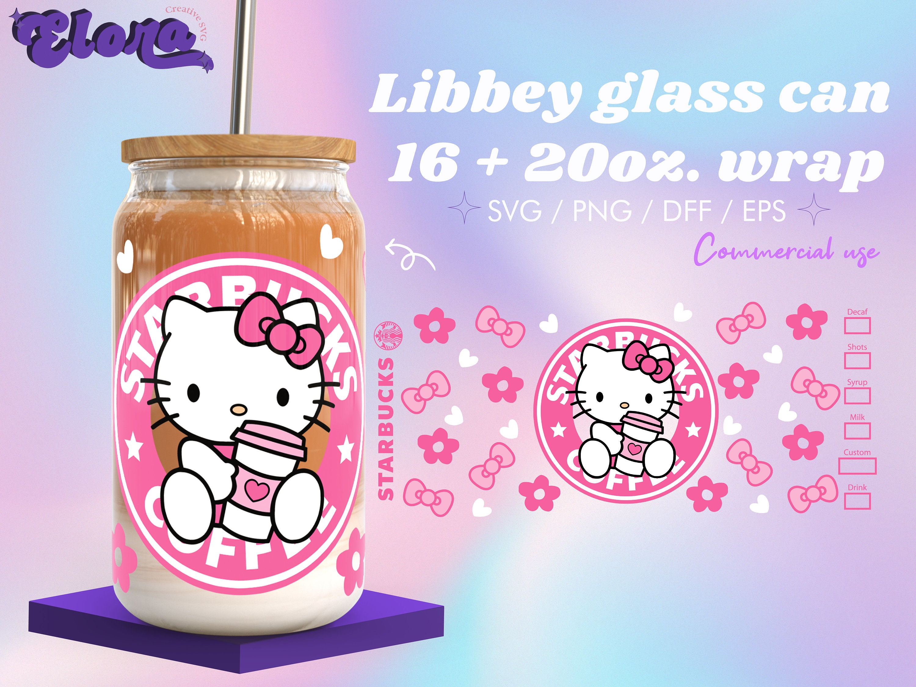 Isnt it perfect?! ✨ Sanrio Conchas Glass Cup Art by