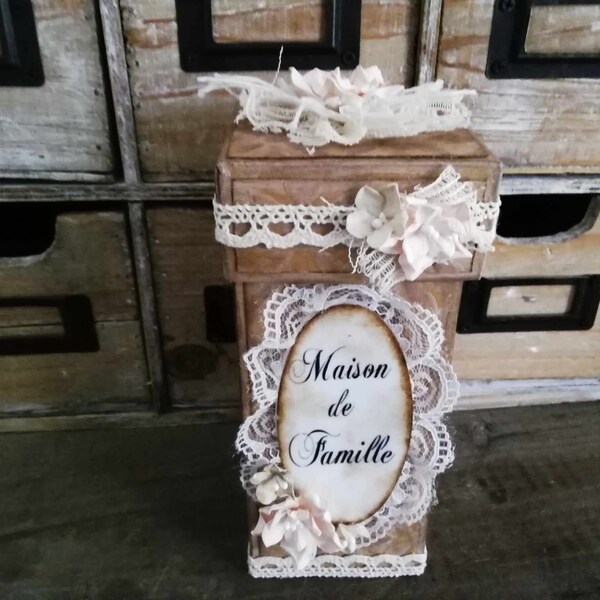 Boîte style Shabby - Campagne