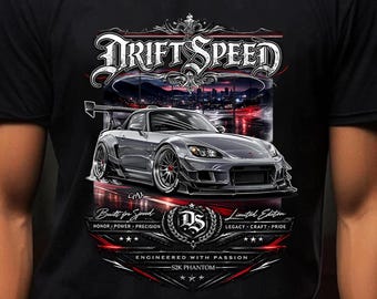 Honda S2000 Phantom Widebody T-Shirt – JDM Drift Speed Graphic Tee