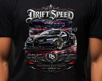 Drift Speed Hypercar T-Shirt, Imperium Performance Car Graphic Tee