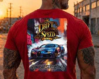 Bugatti Drift Shirt, Sportscar Tshirt, JDM Style Streetwear, Supercar Graphic Shirt
