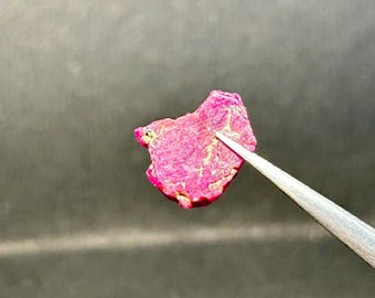 7.20 Carat Natural Ruby Slice Rough, Jewelry Making, July Birthstone