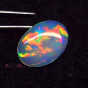 Top Grade Quality Incredible Collectors Piece Of Natural Opal Gem Boulder Opal Polished Cabochon For Making Jewelry