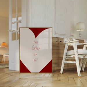 How Lucky Are We, Love Quote Poster,  Valentines Day Gift, Love Art Poster, Girly Room Decor, Typography Wall Art Decor, Digital Download