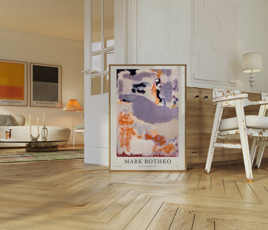 Mark Rothko Print, Exhibition Printable Poster, Colorful Wall Decor ...