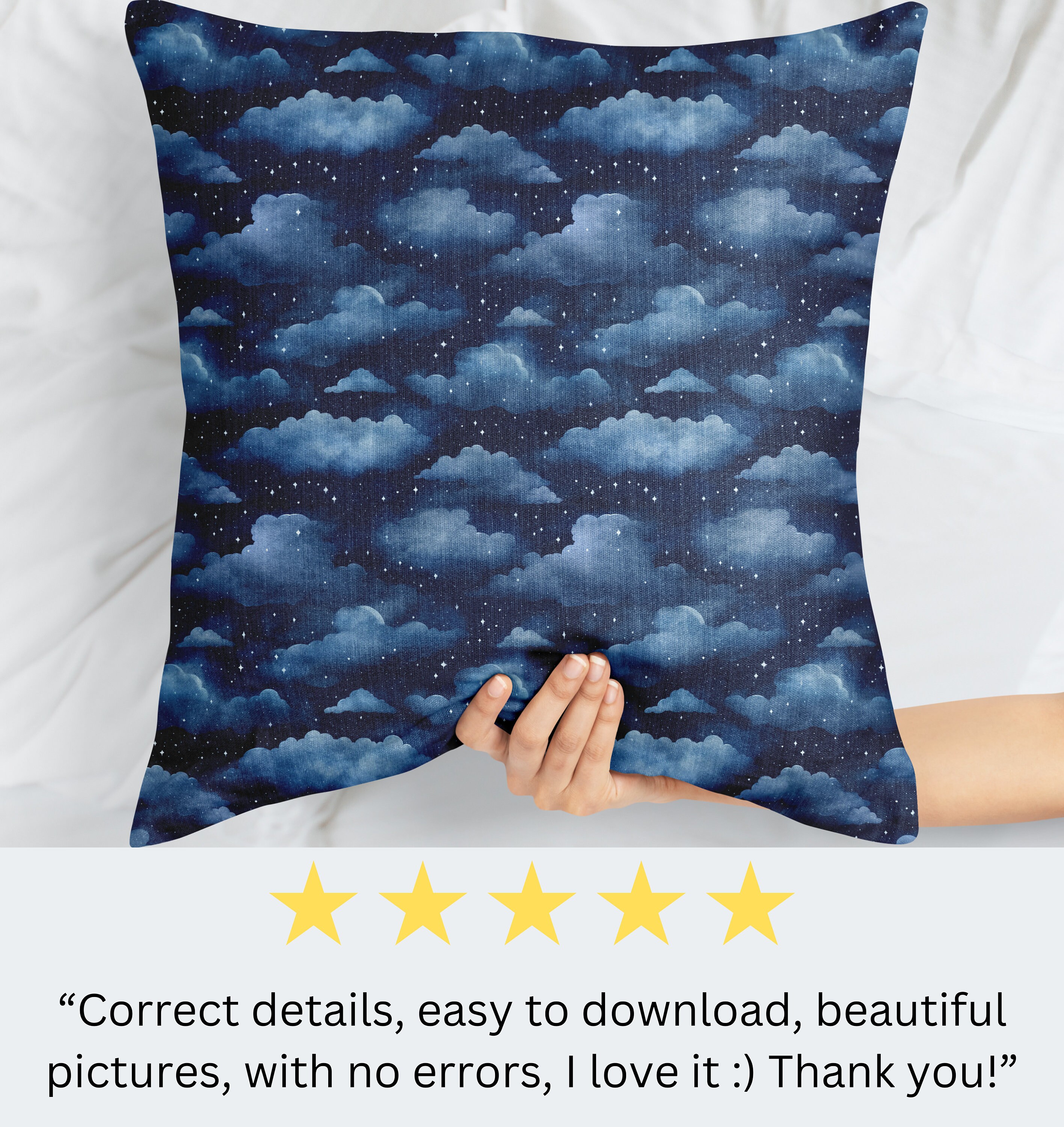 Starry Sky Digital Paper Printable Seamless Pattern Night Sky - Etsy