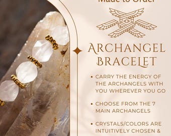 Angel Protection Bracelet – Archangel Jewelry for Healing, Love, and Divine Guidance
